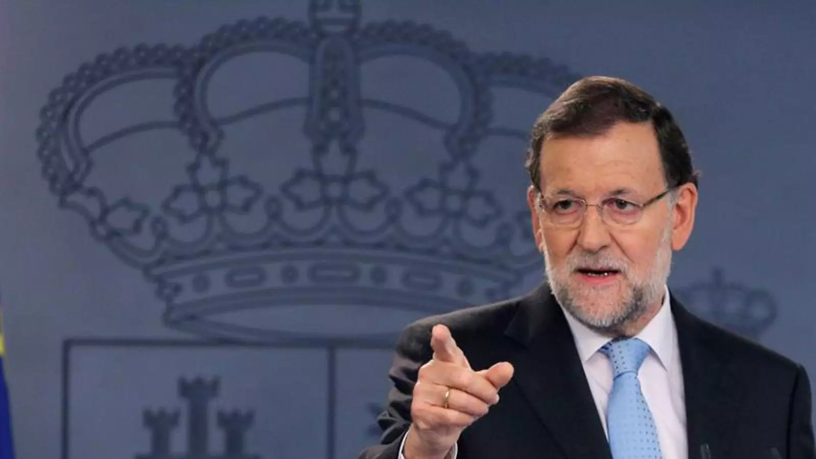 El president del govern espanyol, Mariano Rajoy, durant la roda de premsa posterior al consell de ministres extraordinari / EFE