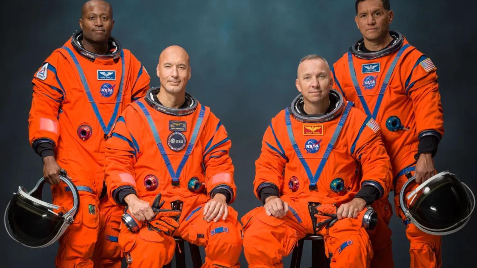 The four astronauts chosen for the Artemis III mission