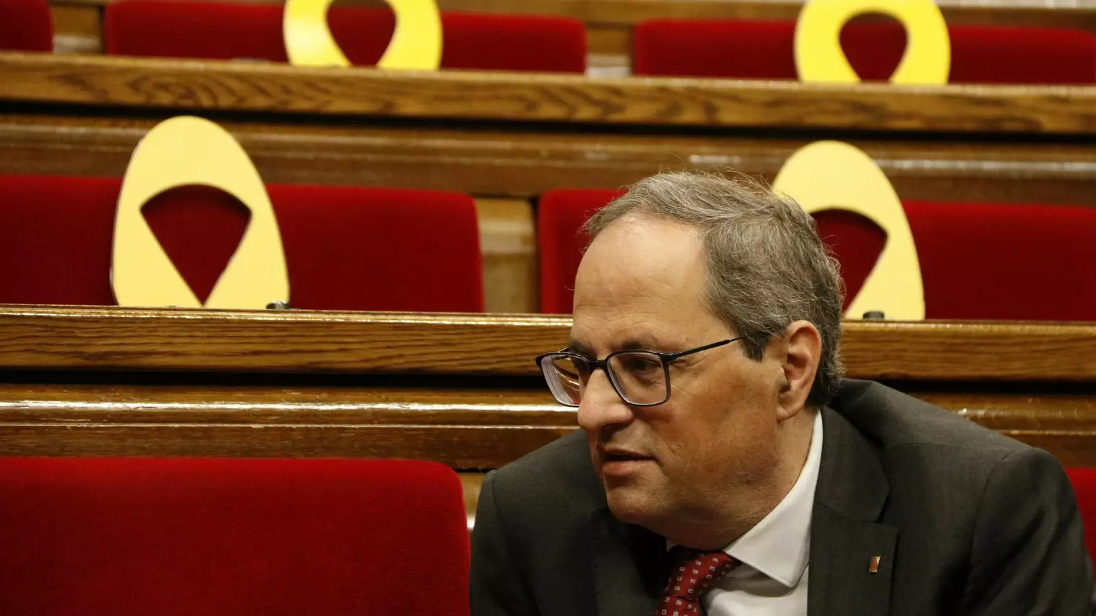 Quim Torra, al Parlament