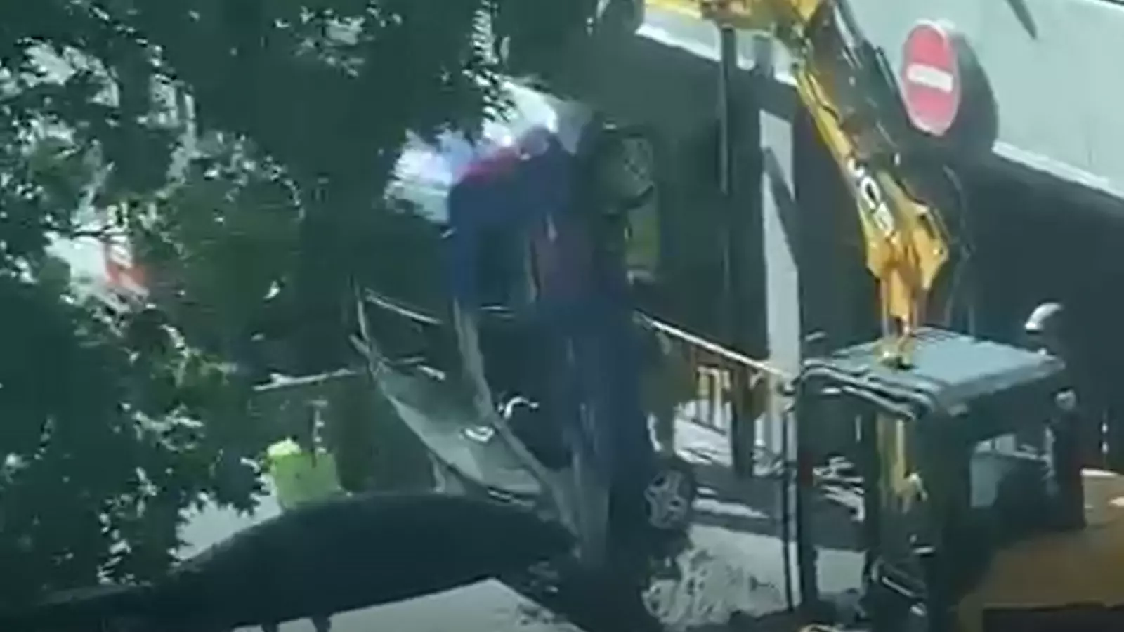 Un instant de l'extracció.
