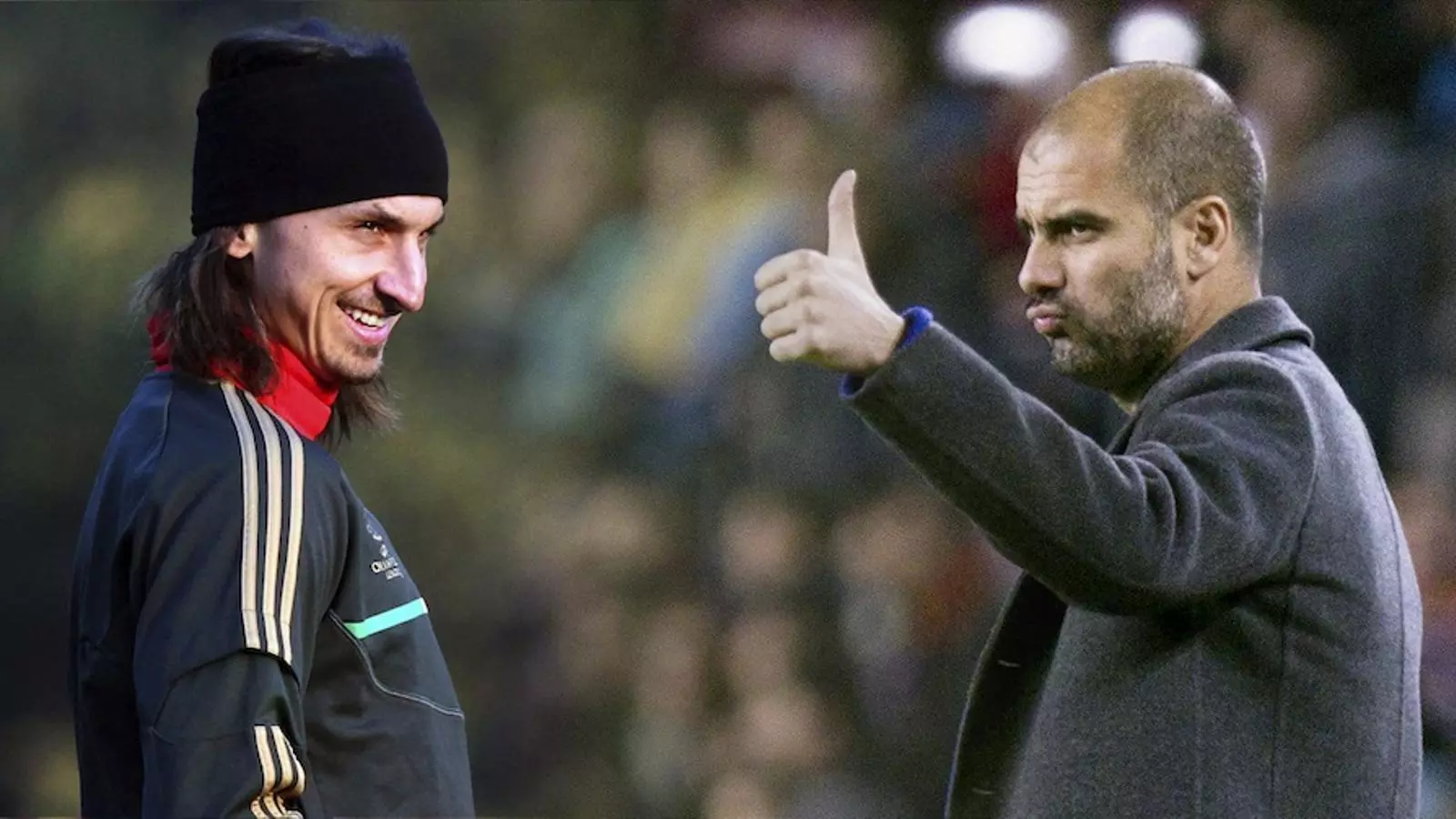 Zlatan Ibrahimovic i Pep Guardiola.