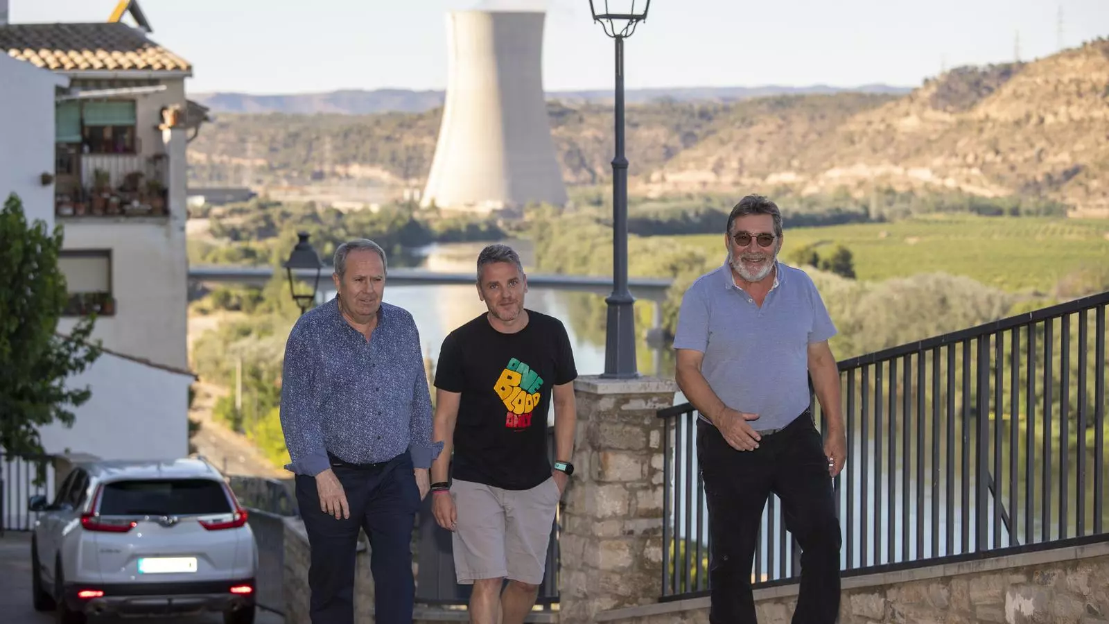 2022_06_28_02_ 011 Fotos de la nuclear d'Ascó, del poble, i entrevista a una família que el pare, el fill i el sogre han treballat per a la nuclear foto Tjerk van der Meulen 28.06.22 Ascó (Ribera d'Ebre) Diari ARA