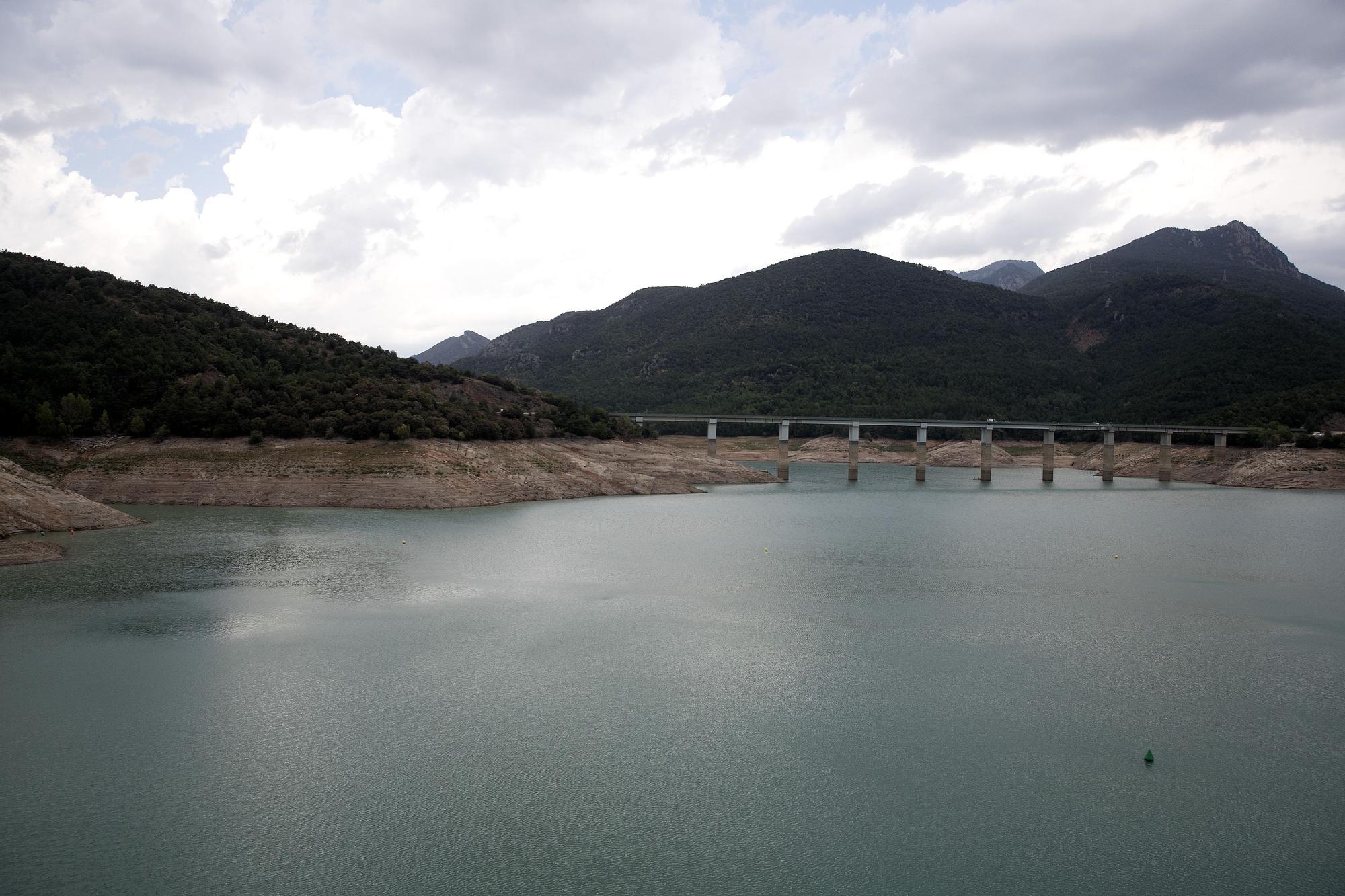 El pantà de la Baells, al Berguedà, aquest divendres