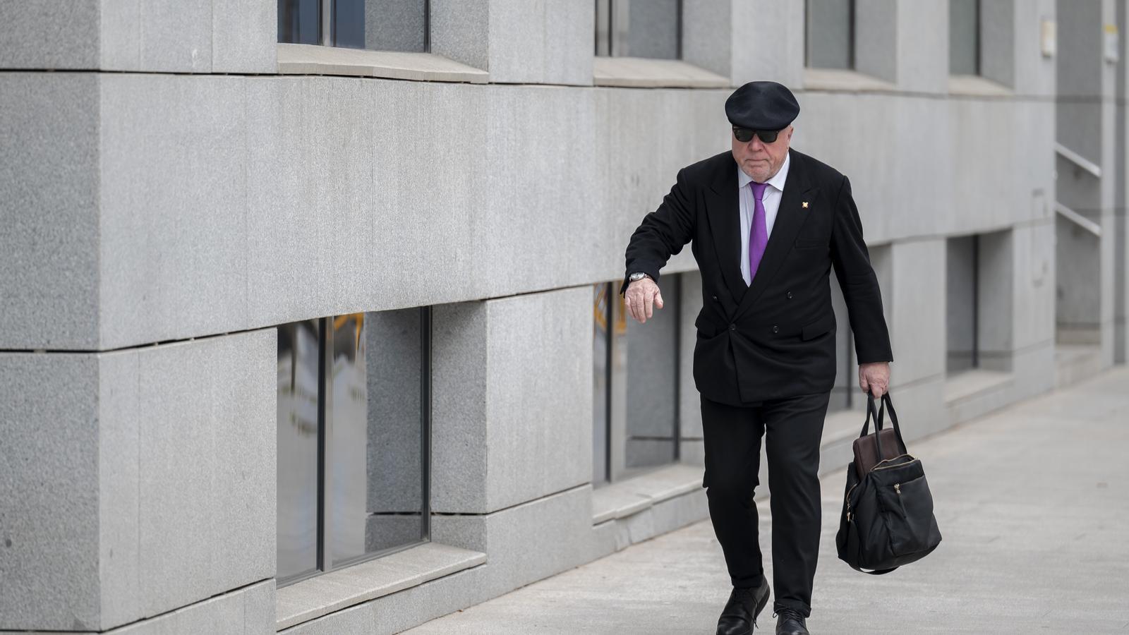 José Manuel Villarejo llegando a la Audiencia Nacional el pasado 3 de marzo