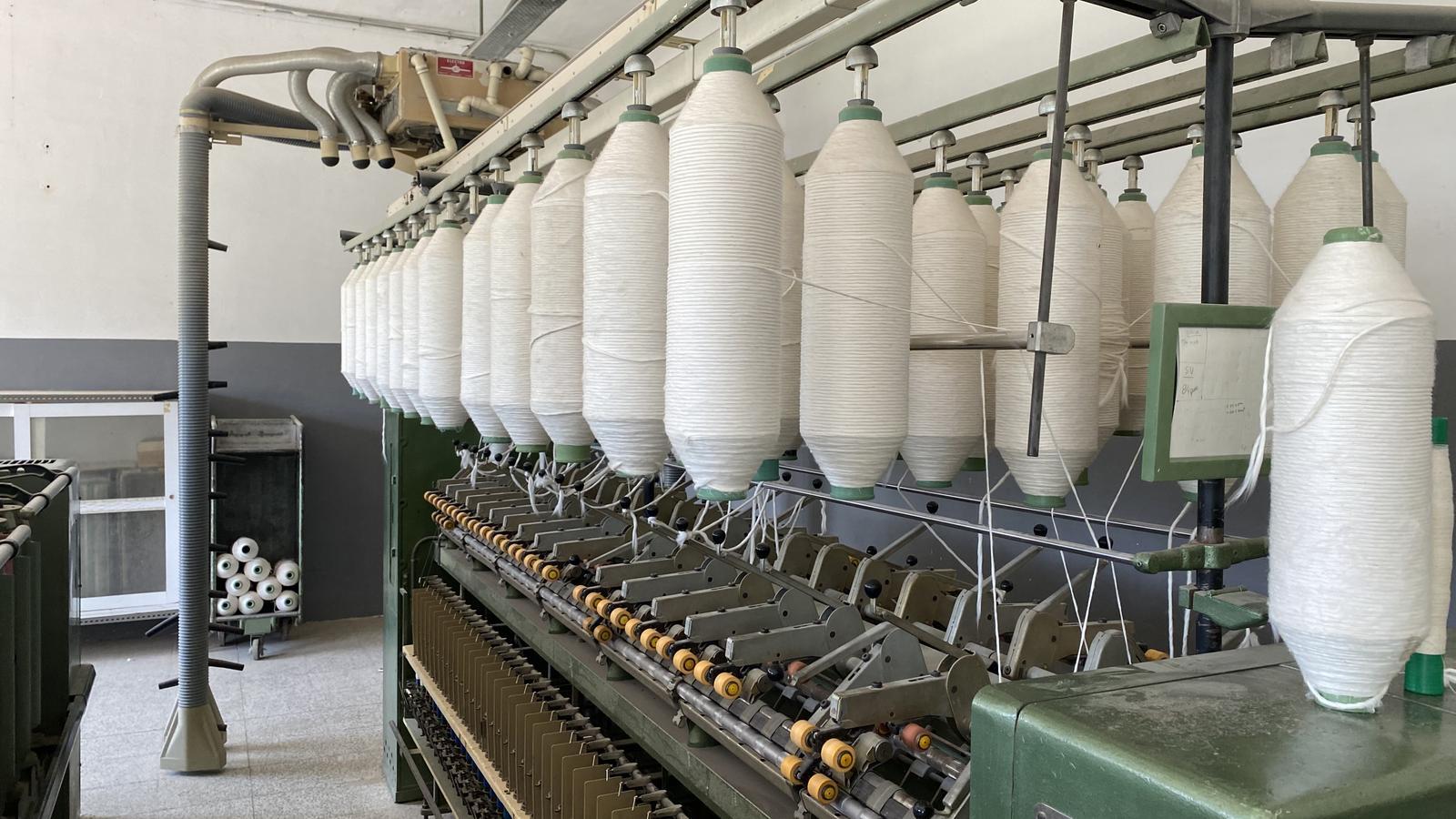 One of the looms at the Rusiñol factory, which is part of the Ter museum