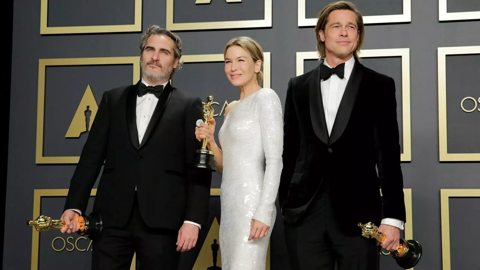 Joaquin Phoenix, Renné Zellweger i Brad Pitt, tres dels guanyadors de la nit
