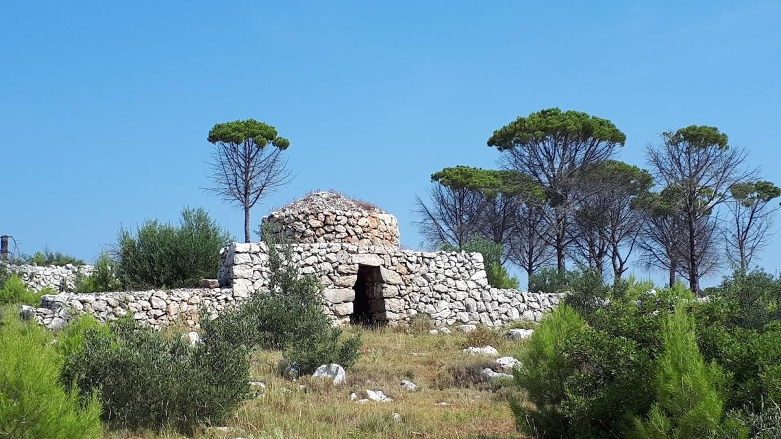 Una cabana de pastors i agricultors feta amb la tècnica de la pedra seca