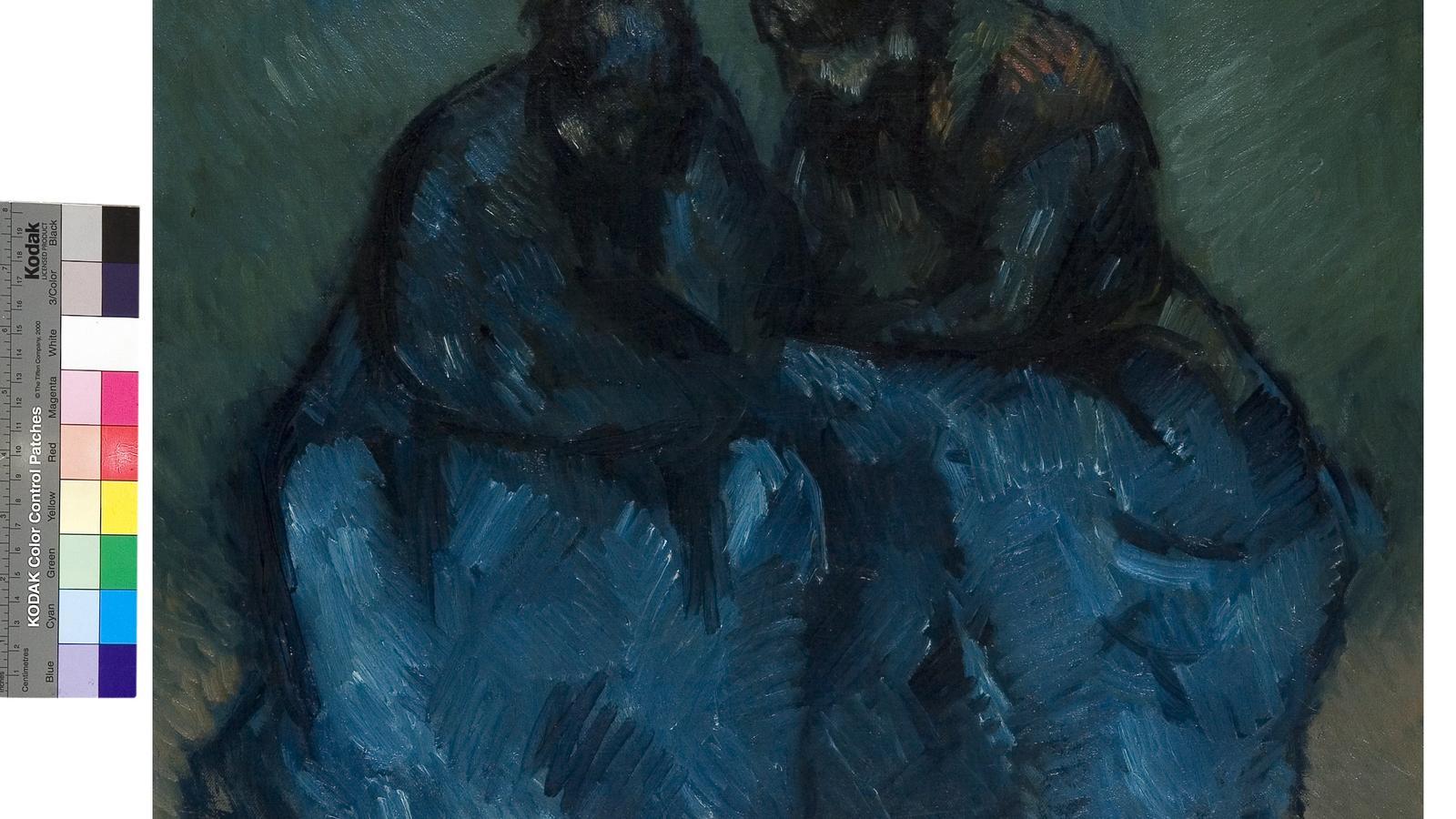 A Nonell painting where two gypsy women appear