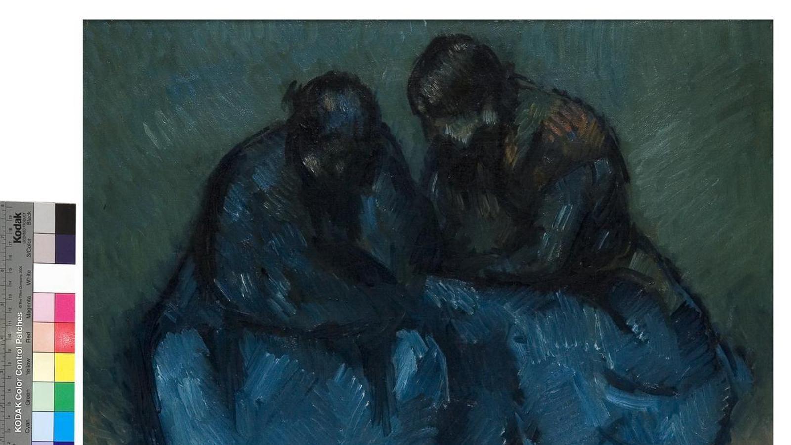A Nonell painting where two gypsy women appear