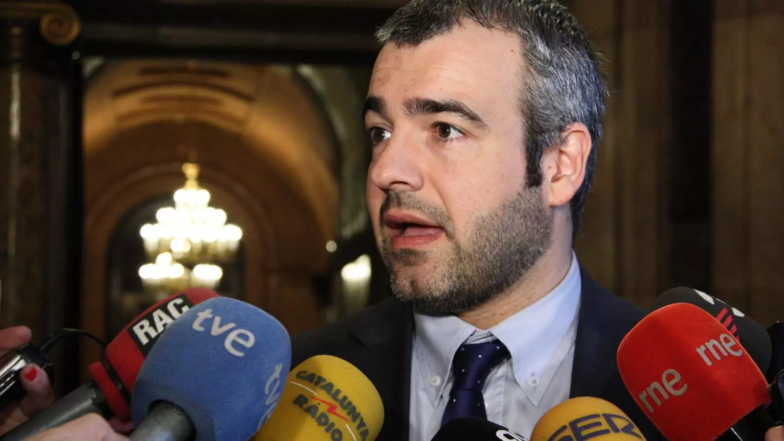 El portaveu del PSC al Parlament, Maurici Lucena. / ACN