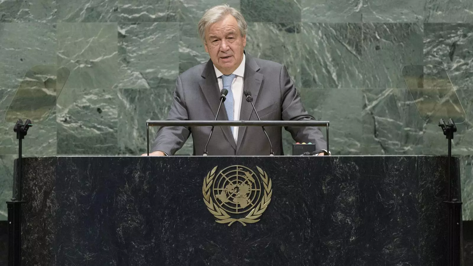 El secretari general de l'ONU, António Guterres, durant l'última Assamblea General de l'organització