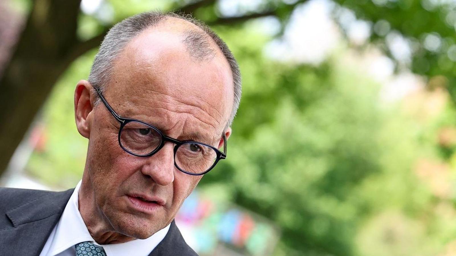 El canciller alemán, Friedrich Merz, el 4 de mayo en Berlín.