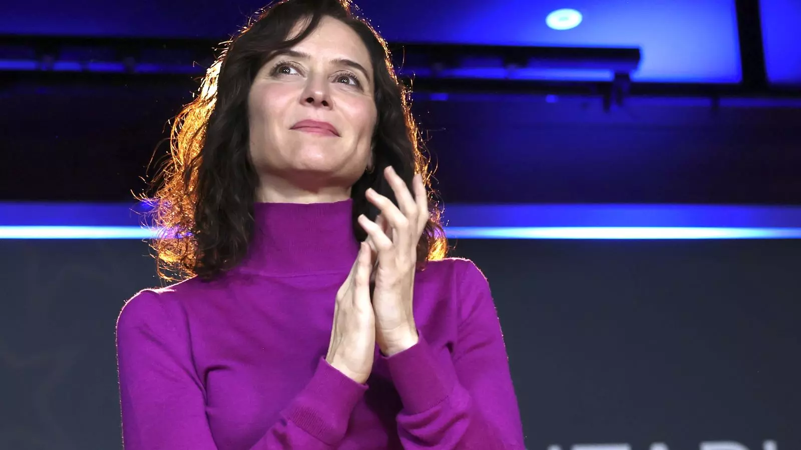 Ayuso durant les jornades de les noves generacions del PP a Madrid