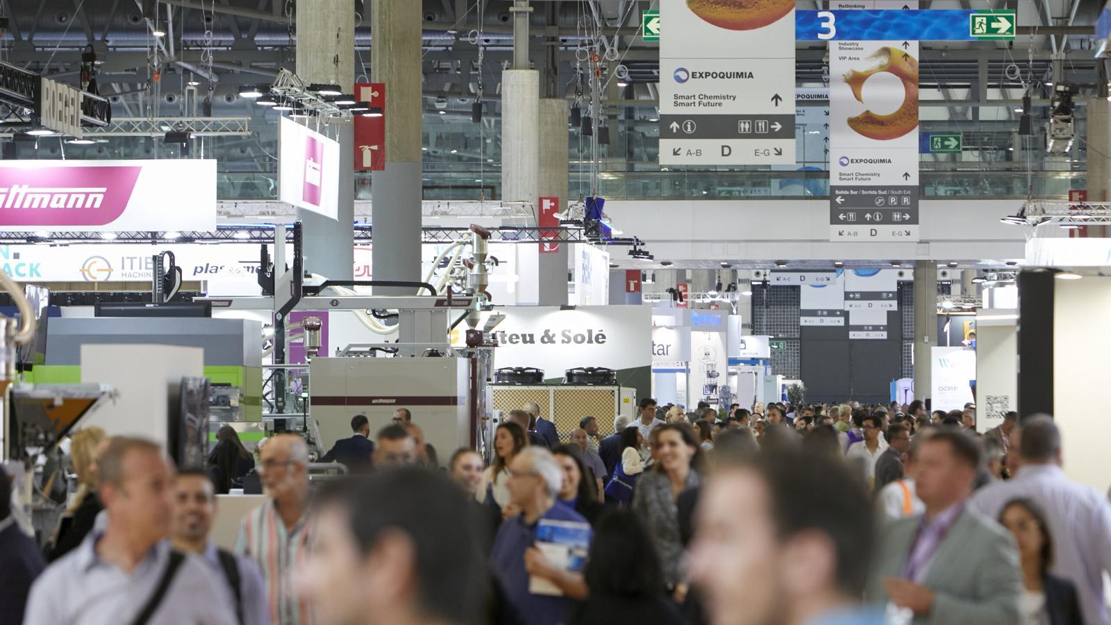 Expoquimia y Equiplast se celebran conjuntamente en Fira de Barcelona