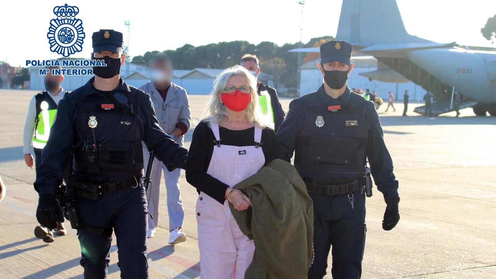 Natividad Jáuregui, traslladada a Espanya després de 30 anys a Bèlgica, l'any 2020