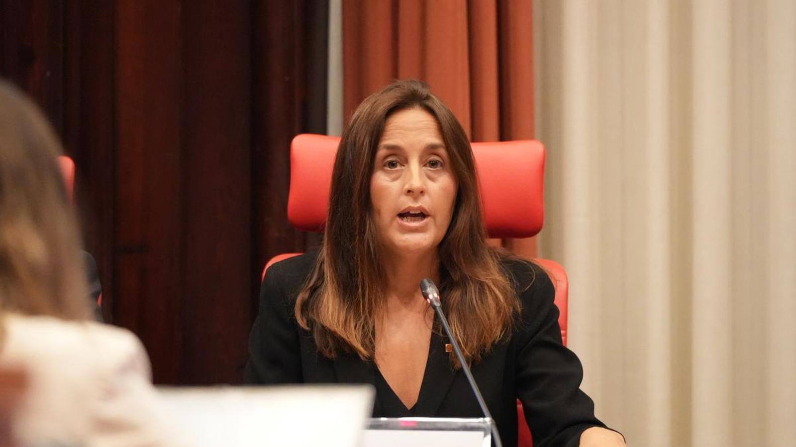 Education Minister Esther Niubó during her appearance in Parliament on Tuesday.