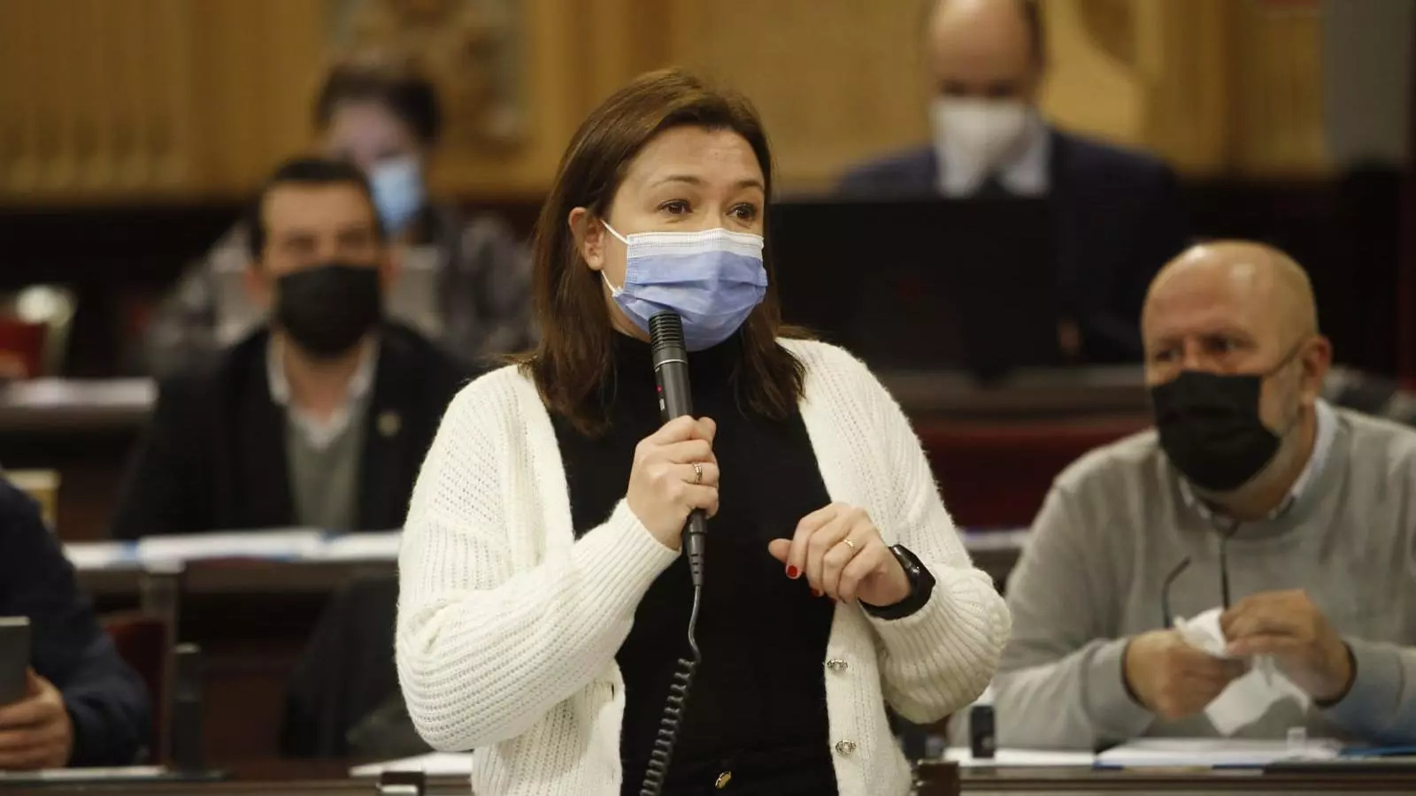 La consellera de Presidència, Funció Pública i Igualtat, Mercedes Garrido, aquest dimarts en el Parlament.