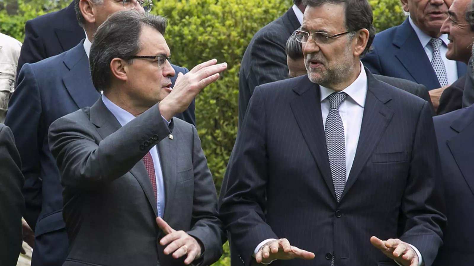 Artur Mas i Mariano Rajoy, en una trobada recent a Barcelona / CRISTINA CALDERER
