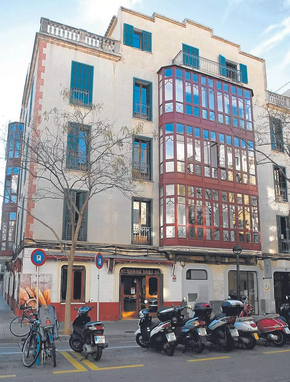 The Boc Palma Hostel, l’alberg turístic de la Plaça d’Alexander Fleming.
