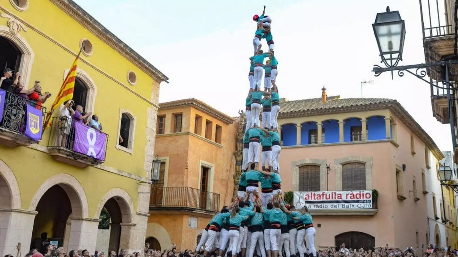 4de9f dels Castellers de Vilafranca, Altafulla 2019