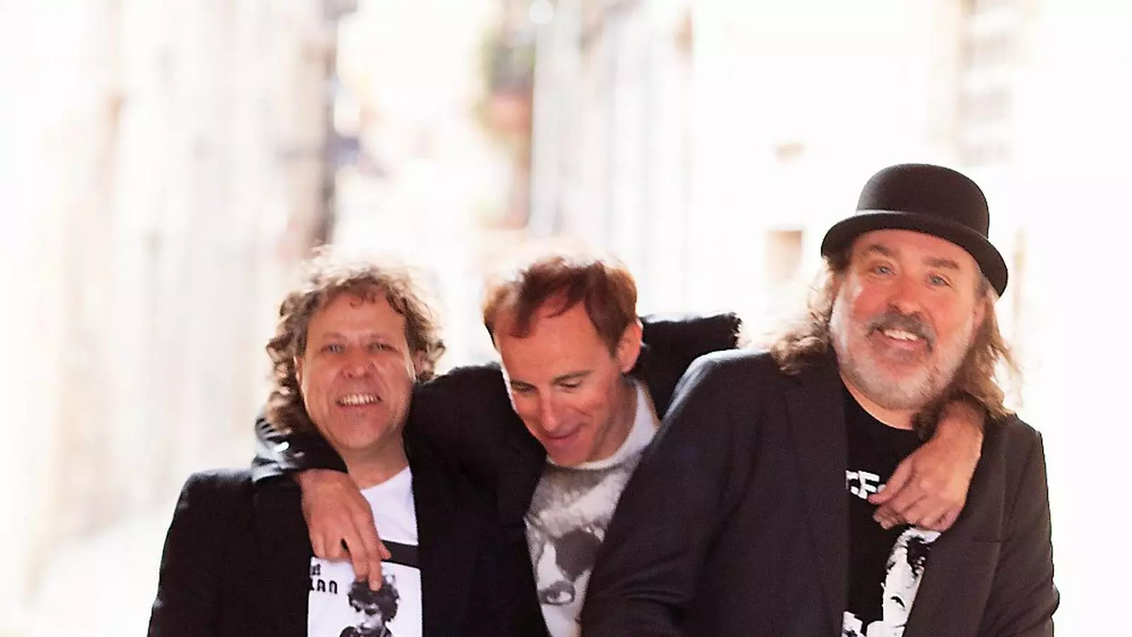 Falin Cácers, Lluís Gavaldà i Joan Reig tres dècades després del primer concert.