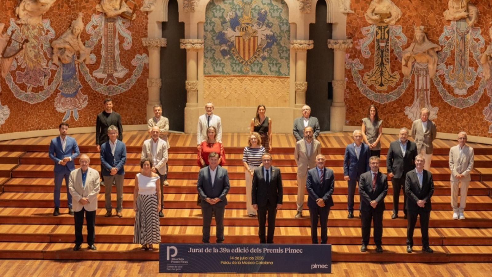 The jury of the Pimec awards