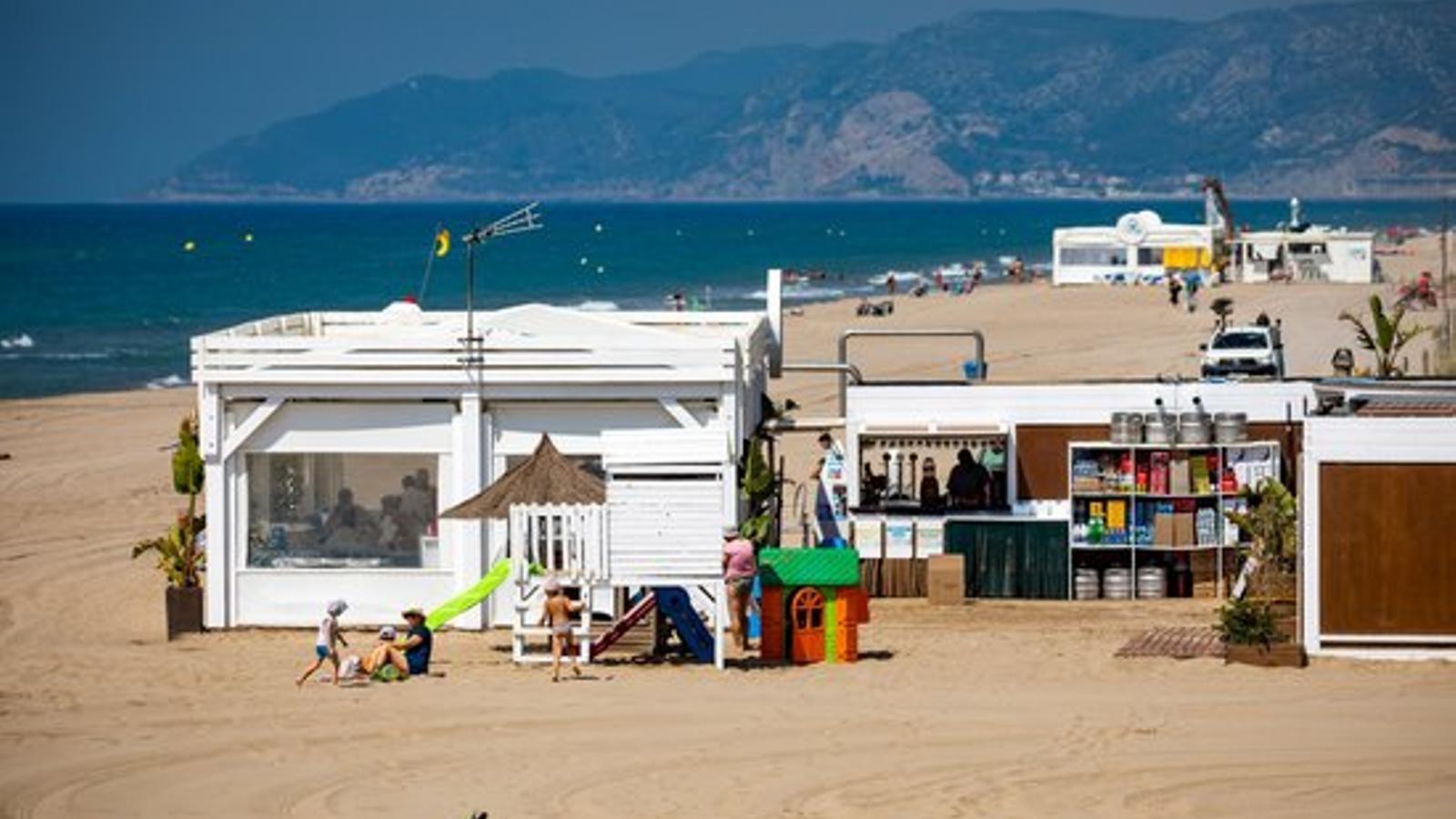 Una de les platges de Gavà en una imatge d'arxiu del 2019