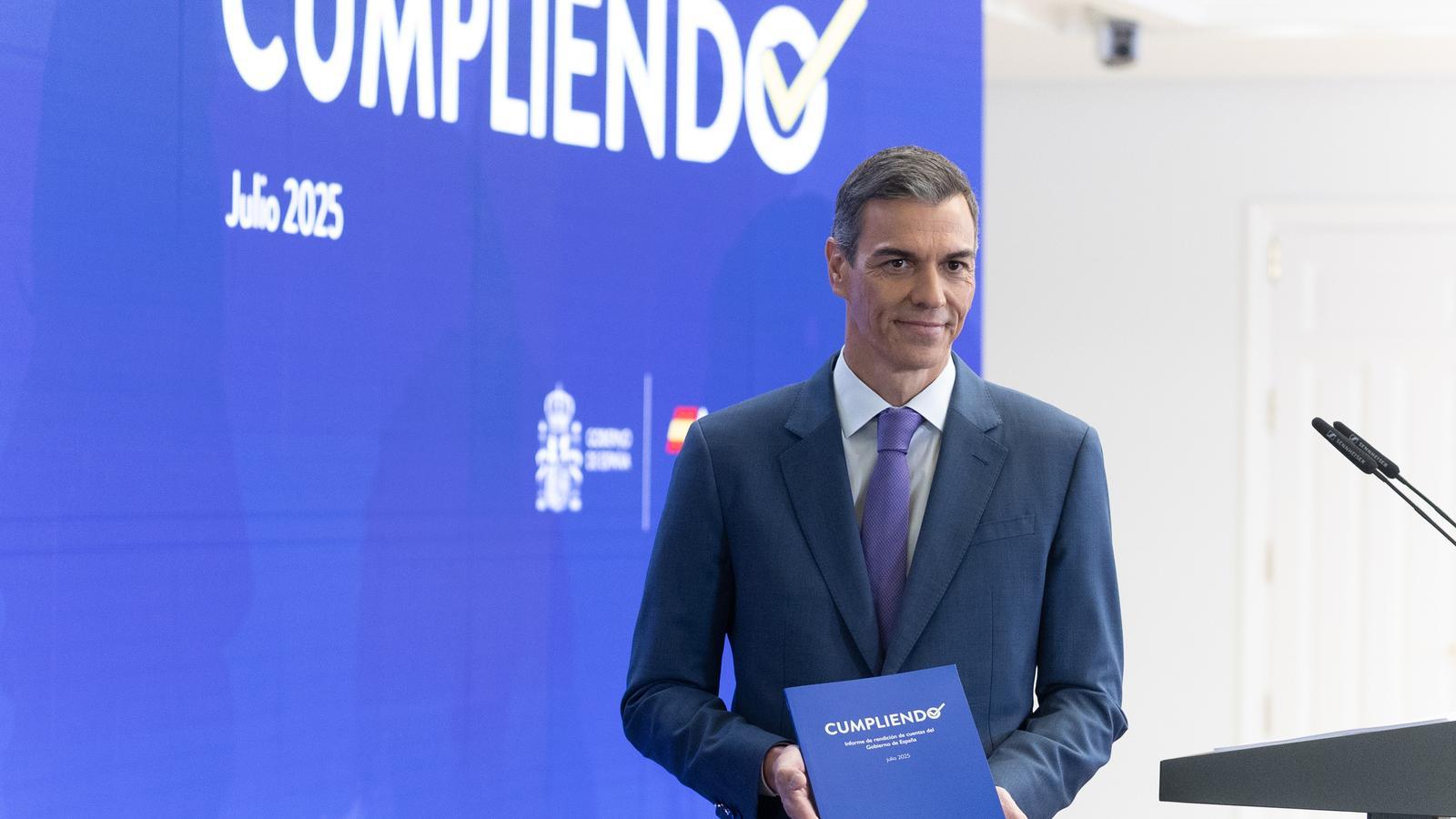 Spanish Prime Minister Pedro Sánchez spoke on Monday.