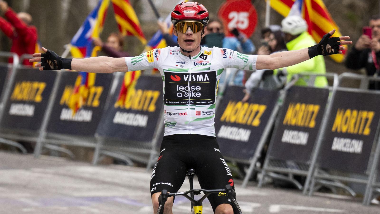 El danés Jonas Vingegaard, ganador de la sexta etapa de la Vuelta