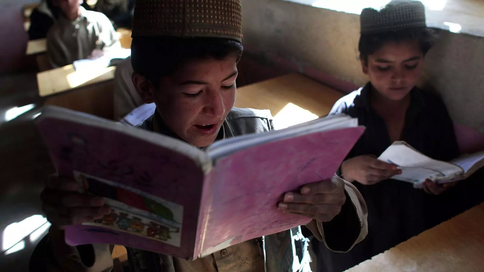 Una escola afganesa només de nens a la província de Paktika