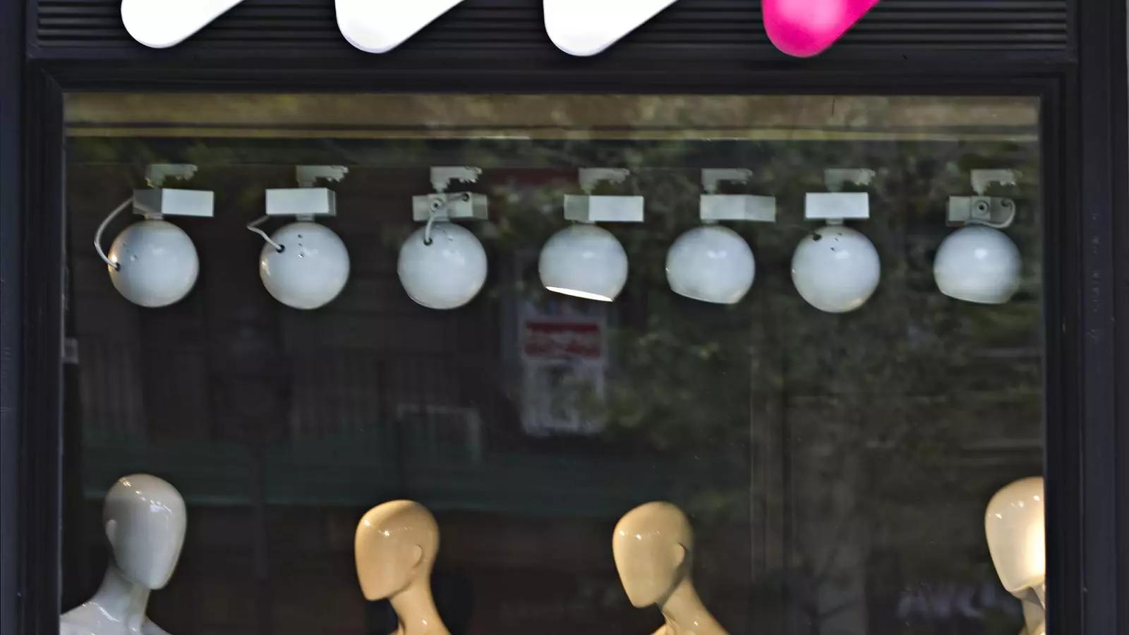 Mannequins in a shop window