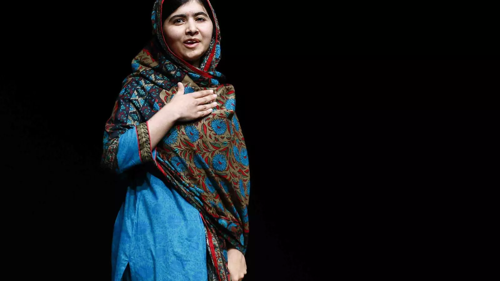 Malala ha parlat des de la llibreria de Birmingham (Anglaterra). DARREN STAPLES/REUTERS