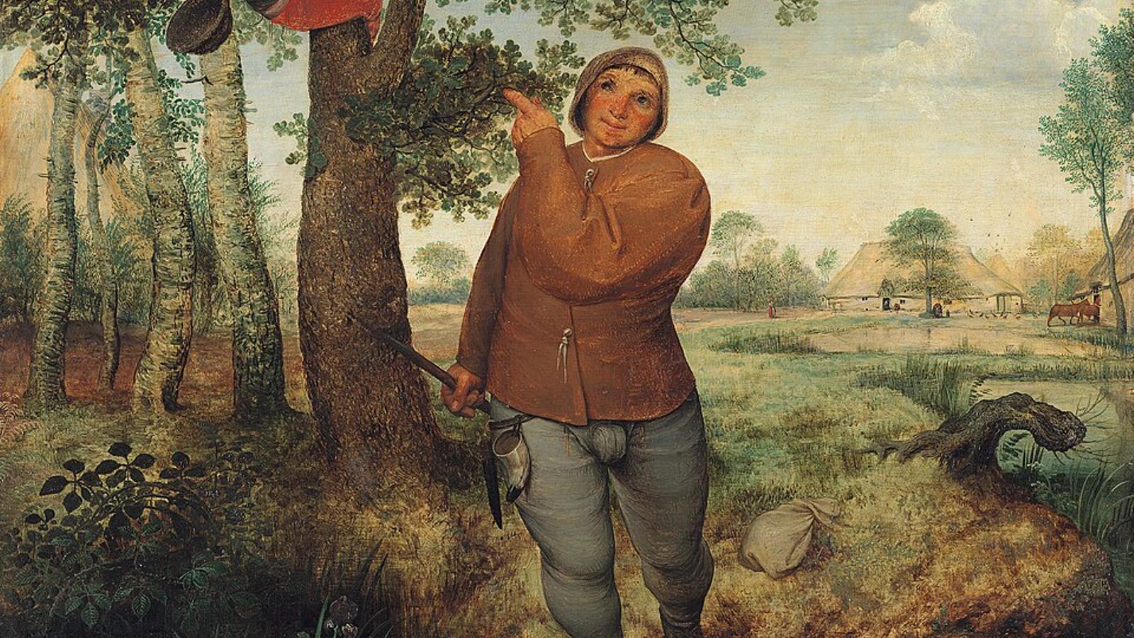 'The peasant and the egg thief', painting by Brueghel the Elder from 1568