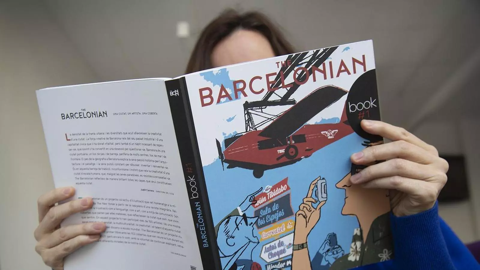 Llibre de la col.lectivitat artística de Barcelona " The Barcelonian "