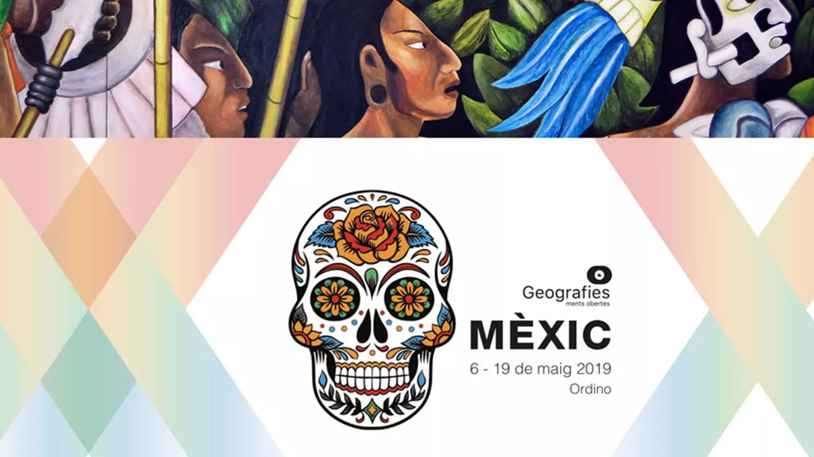 Cartell publicitari del cicle de Geografies basat en Mèxic. / COMU D'ORDINO