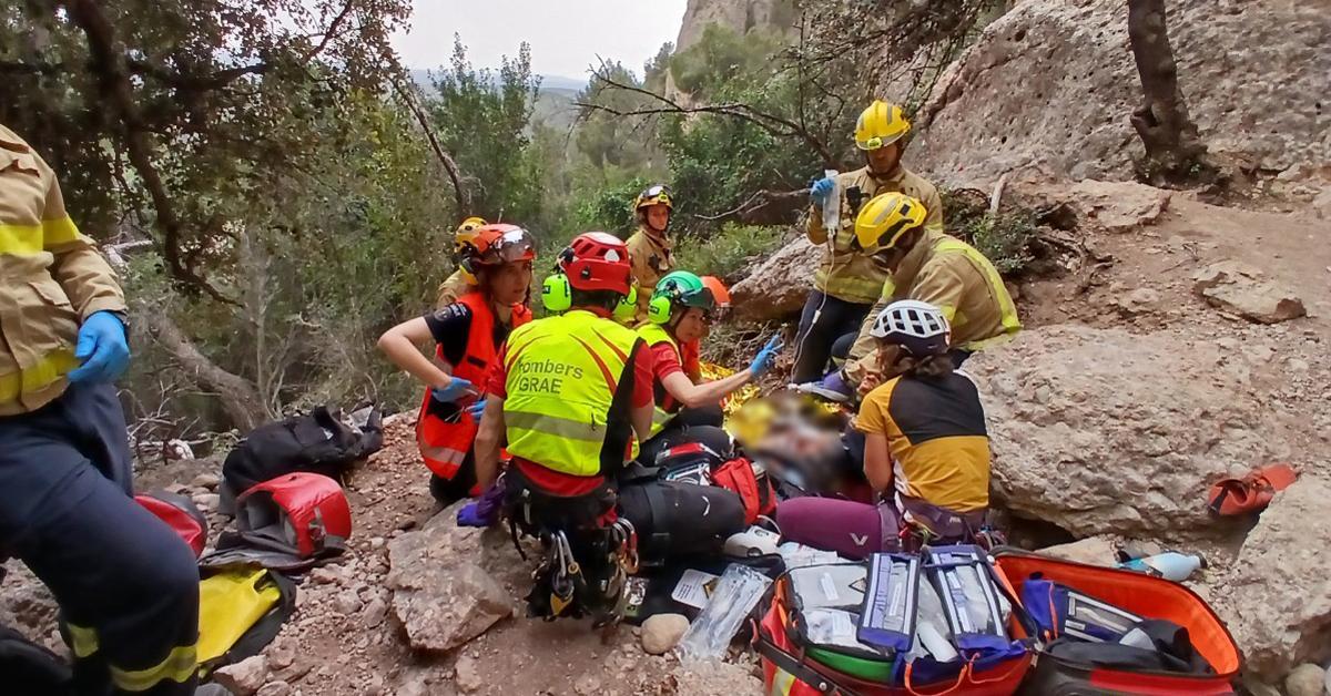 #ÚltimaHora Mor l'escaladora ferida en una via de Montserrat