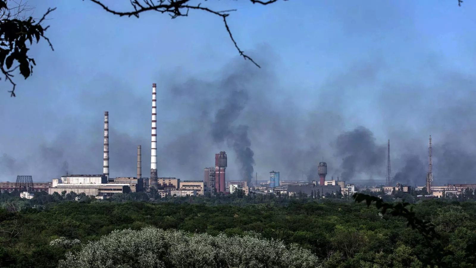 La planta química d’Azot, a Severodonestk.