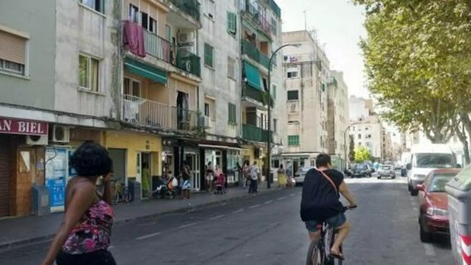 Un carrer del barri de Son Gotleu