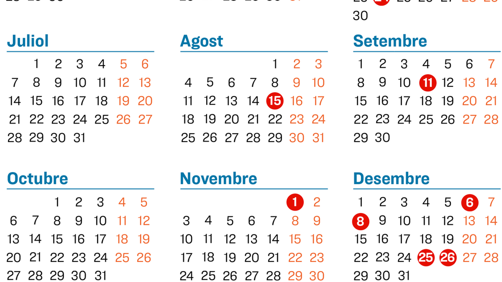 2025 Work Calendar