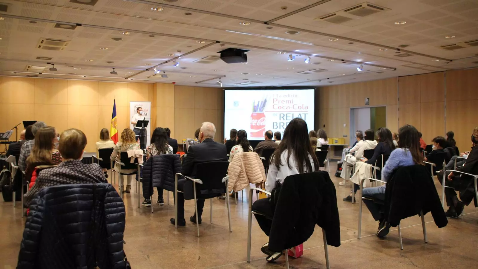 Acte d'entrega dels premis al Centre de congressos d'Andorra la Vella.