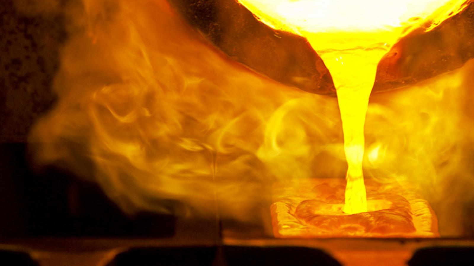 Refinament d'or a Andorra.