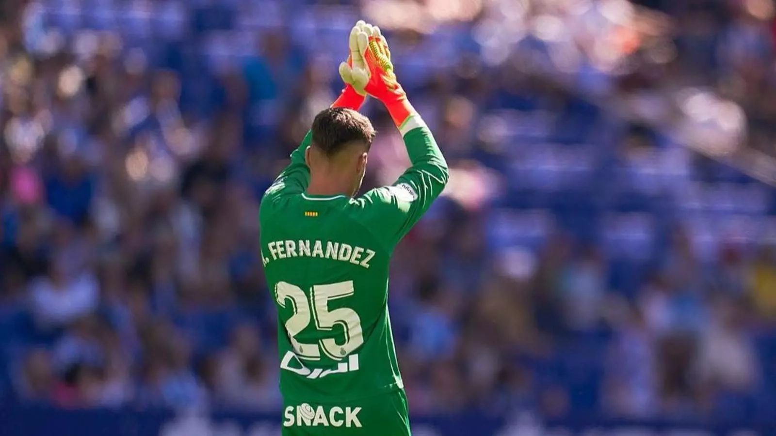 Álvaro Fernández va demanar disculpes després d'haver-se empassat el segon gol contra el València
