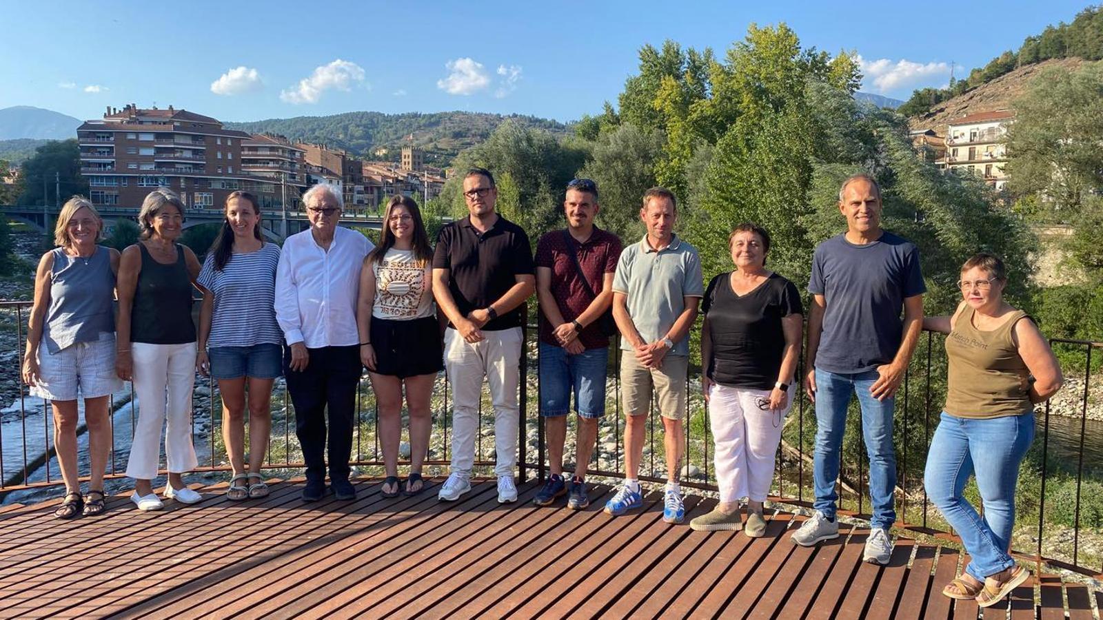 Integrantes del movimiento cívico de Ripoll