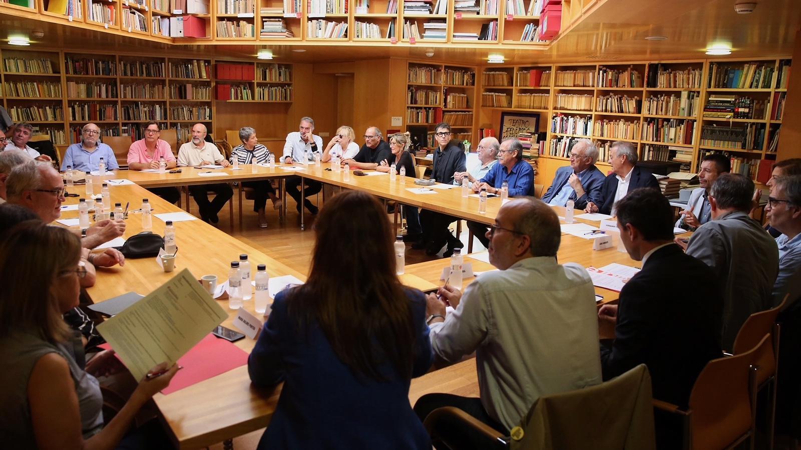 Reunió del patronat del Teatre Lliure aquest divendres