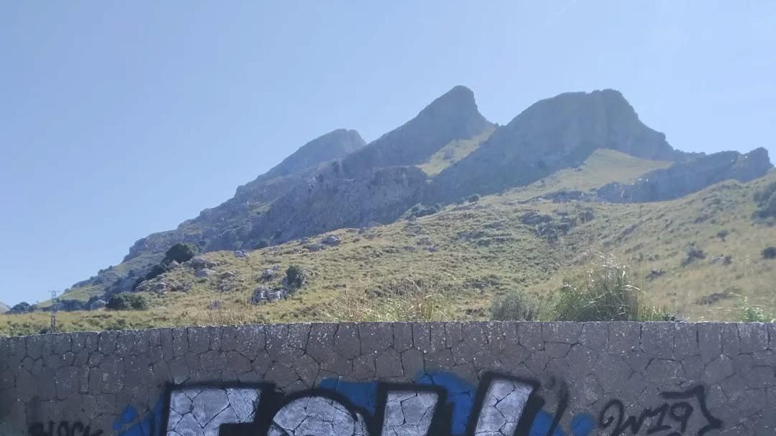Die Basis der Standseilbahn Monte Mayor wurde vandalisiert.