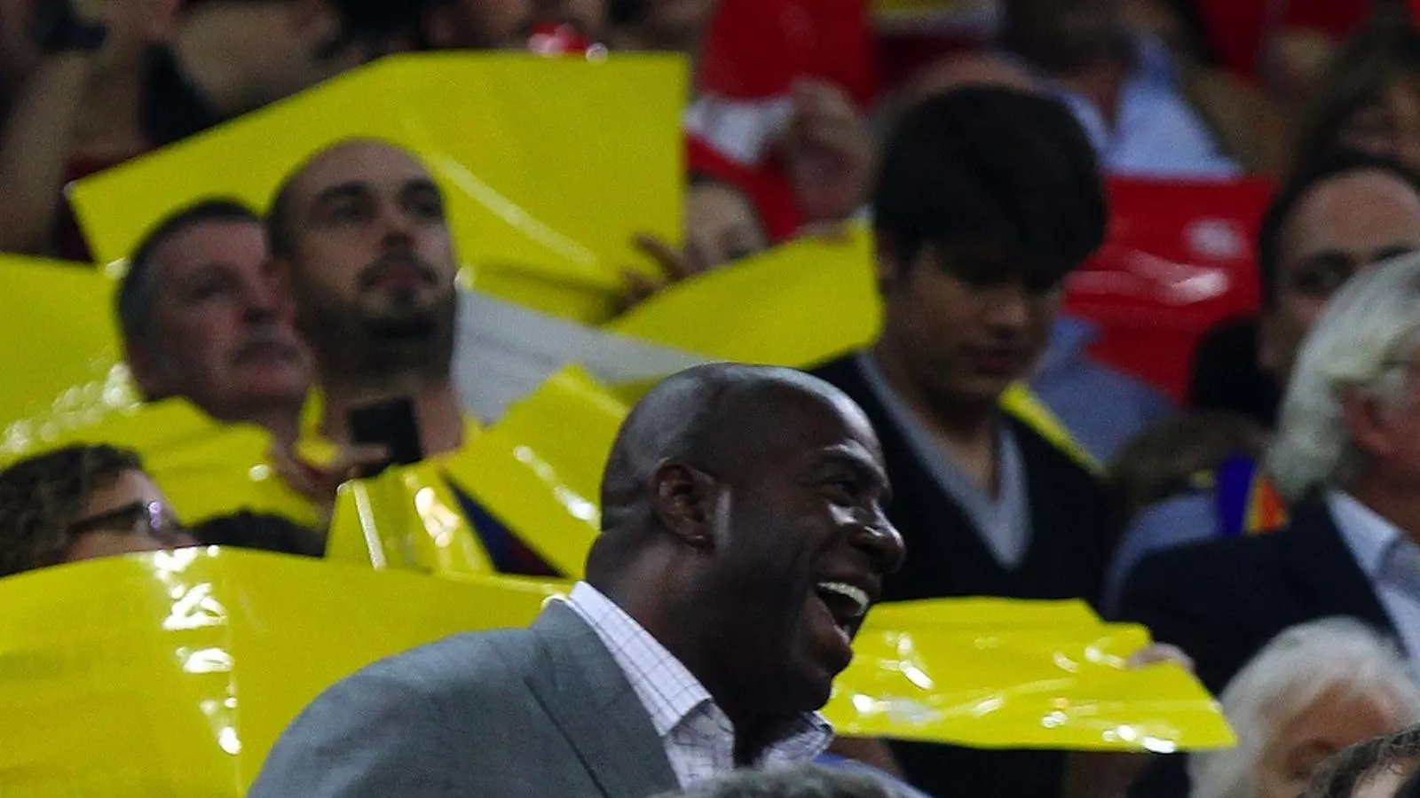 Magic Johnson, al Camp Nou