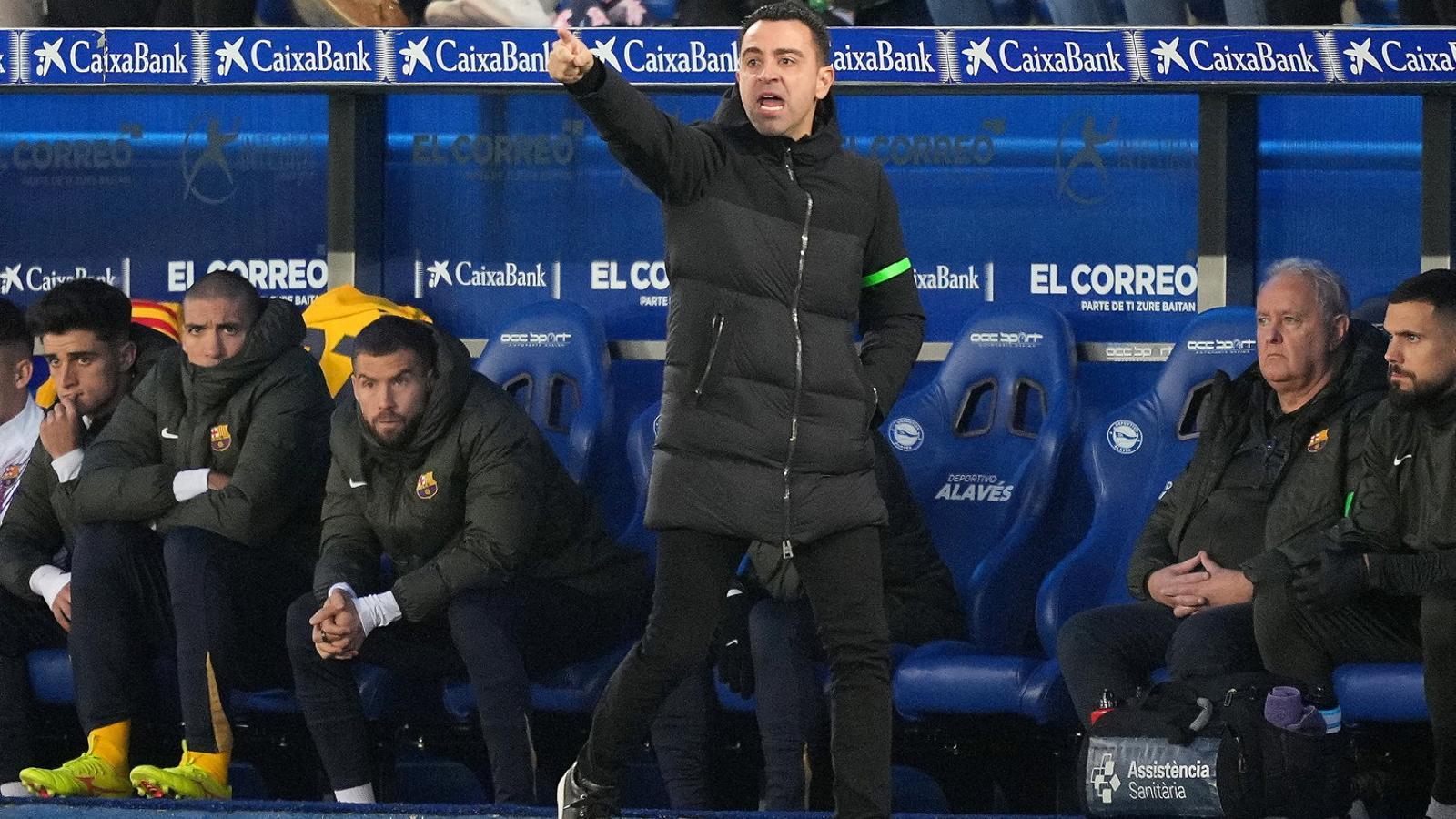 Xavi Hernández, entrenador del Barça.