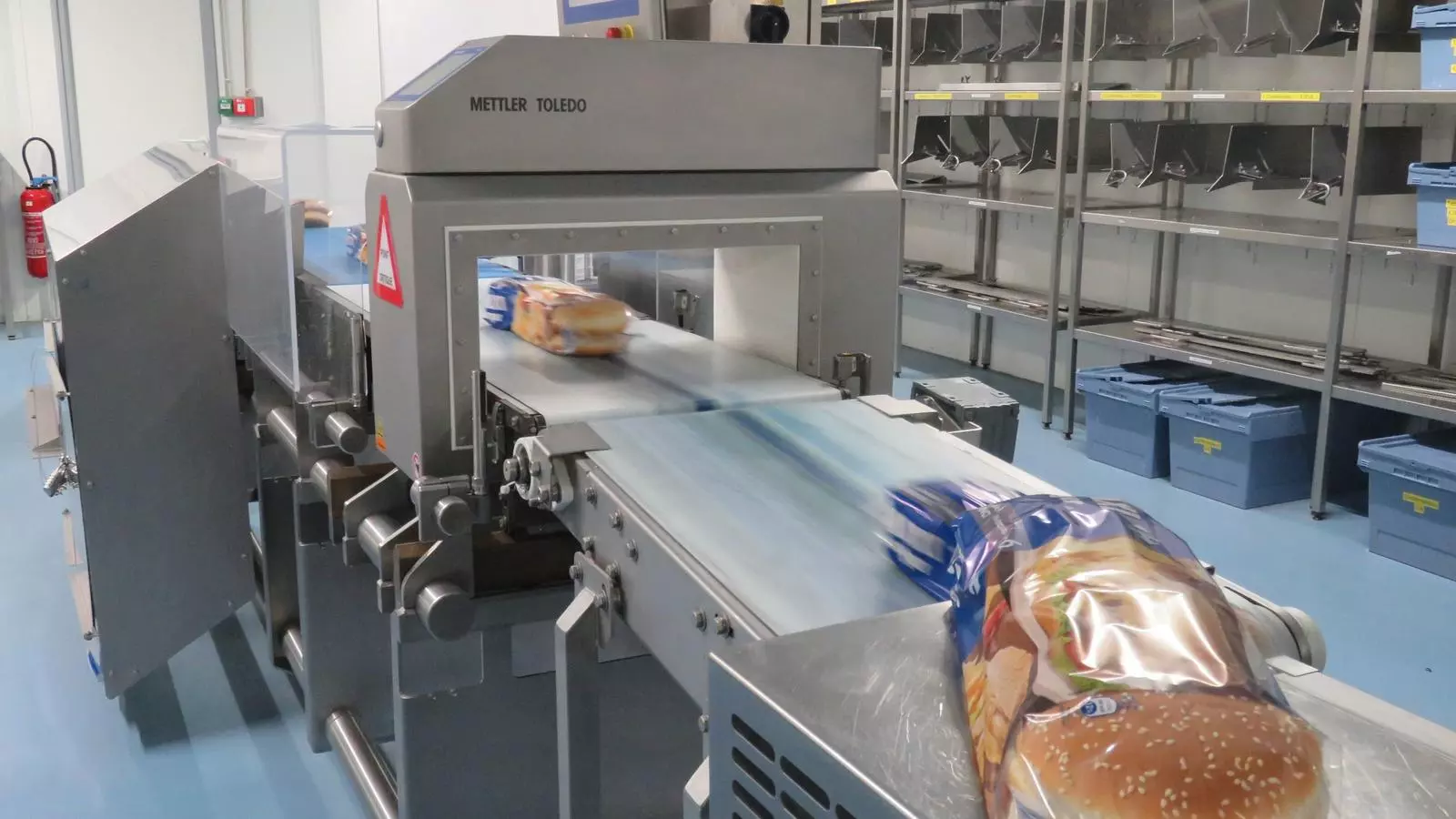 Pa d'hamburgueses en una panificadora de Bimbo.