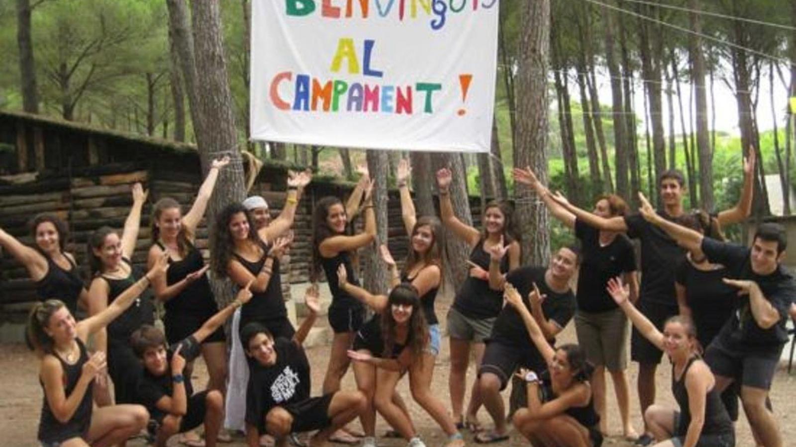 Eine der Aktivitäten, die vor Jahren im Jugendcamp von Cala Murta organisiert wurden.