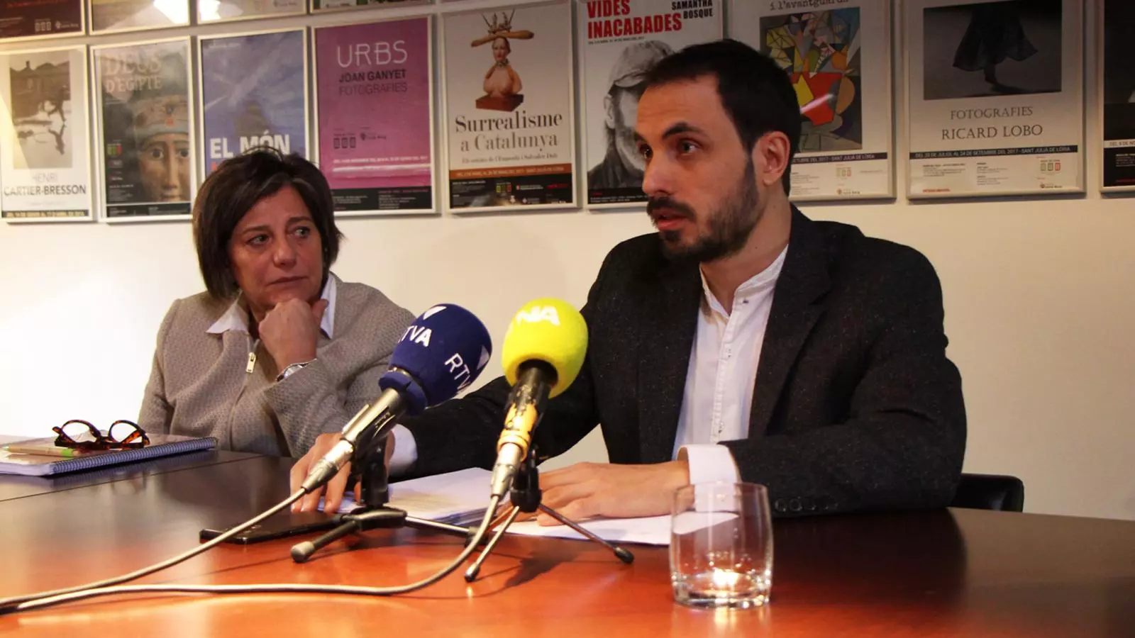 El sociòleg Albert Gomà, durant la presentació del seu treball aquest dijous. / M. P. (ANA)